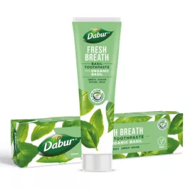   Dabur herbal bazsalikomos fogkrém organikus összetevővel 100 ml
