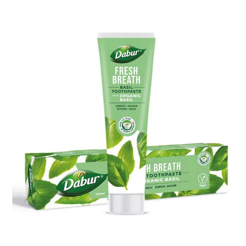 Dabur herbal bazsalikomos fogkrém organikus összetevővel 100 ml