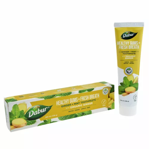 Dabur herbal fogkrém fluoridmentes gyömbérrel és mentával 100 ml