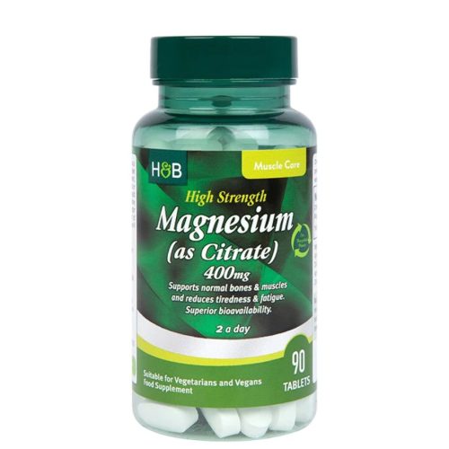 H&B magnézium-citrát tabletta 400mg 90 db