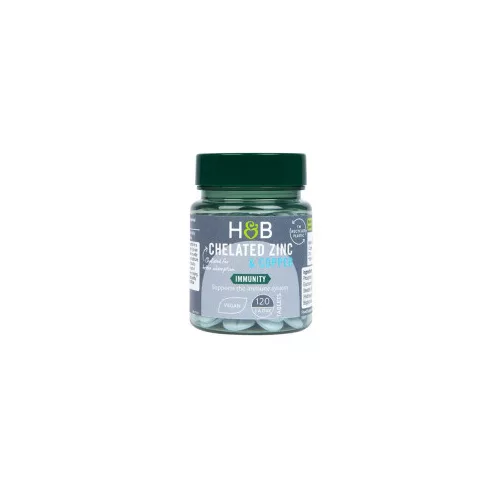 H&B cink 15mg+réz tabletta 120 db