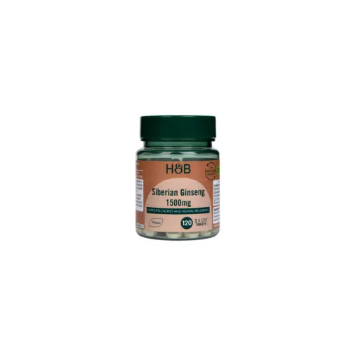 H&B szibériai ginseng tabletta 1500mg 120 db