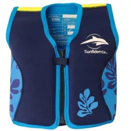   Konfidence Jackets™ gyermek úszómellény - NAVY BLUE   Rugalmas neoprén anyagú úszómellény 8 kivehető úszószivaccsal
