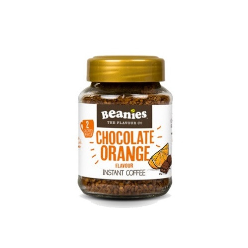 Beanies csokoládé-narancs ízű koffeinmentes instant kávé 50 g