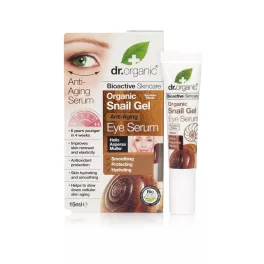 Dr.organic bioaktív csigagél szemkörnyékápoló 15 ml - bio és natúr kozmetikumok