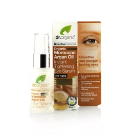Dr.organic szemkörnyék feszesítő szérum marokkói bio argánolajjal 30ml - bio és natúr kozmetikumok