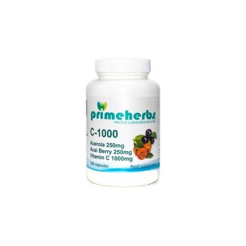 Primeherbs C-1000mg+acerola 250mg+acai 250mg 100db