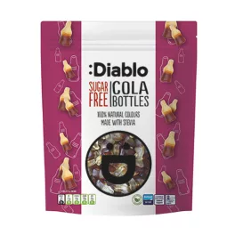 Diablo cukormentes cola ízű gumicukor, édesítőszerrel 75g - bio és új hullámos étkezés