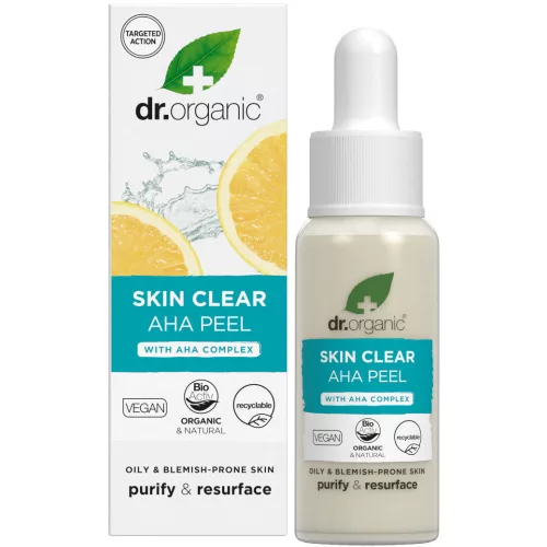 Dr.Organic Skin Clear Hámlasztó AHA-komplex-szel