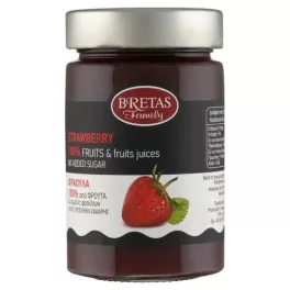 Bretas 100% dzsem - eper 240g