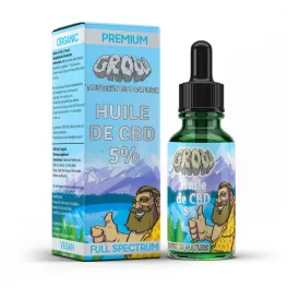 Grow cbd olaj 5% 10 ml - bio és vegán étrendkiegészítők