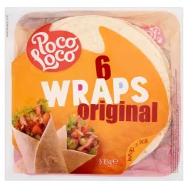 Poco Loco wraps lágy tortilla 370 g - bio és új hullámos étkezés
