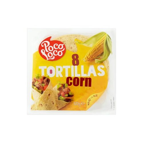 Poco Loco kukoricás lágy tortilla 320 g