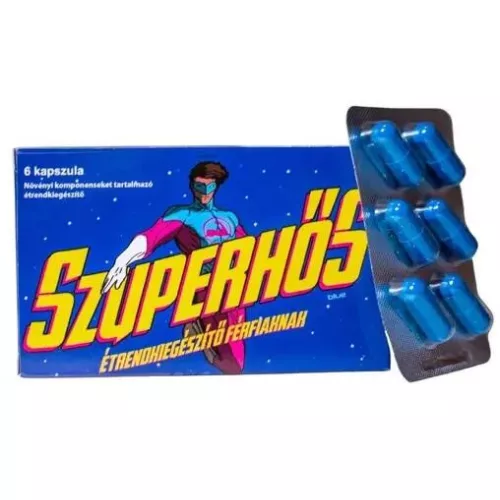 Szuperhős Classic - erős étrend-kiegészítő kapszula férfiaknak (6db)
