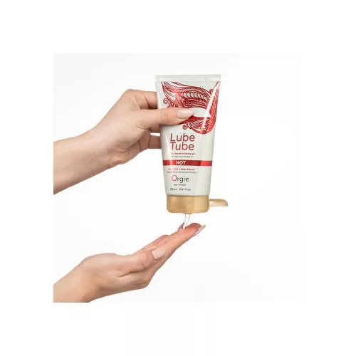 Orgie lube tube - melegítő hatású síkosító gél (150ml) - bio és natúr intim együttléthez