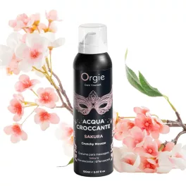 Orgie acqua croccante - masszázs hab - cseresznyevirág (150ml) - bio és natúr intim együttléthez