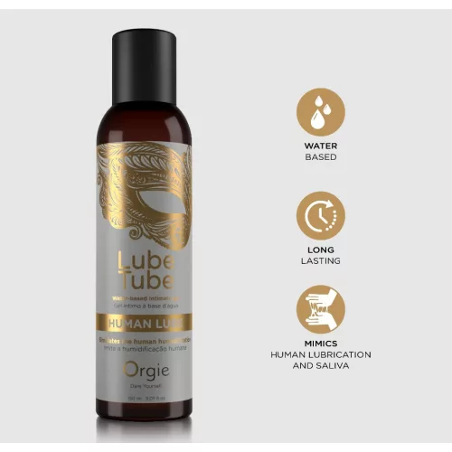 Orgie lube tube - hosszan tartó síkosító gél (150ml) - bio és natúr intim együttléthez