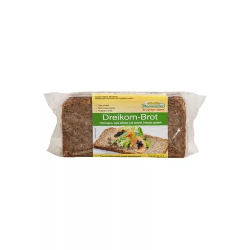 Mestemacher benus kenyér háromgabonás 500 g