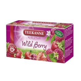 Teekanne eper és málna ízű gyümölcstea 40 g - bio és új hullámos étkezés