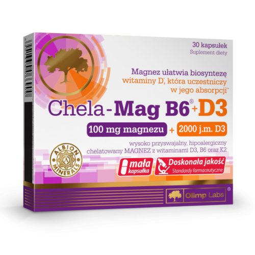 Olimp Labs Chela-Mag B6 + D3 - A D-VITAMIN MAXIMÁLIS FELSZÍVÓDÁSÁHOZ