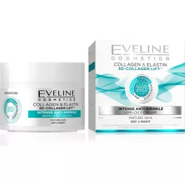 Eveline 3d collagen intenzív ránctalanító arckrém 50 ml - bio és natúr kozmetikumok
