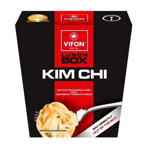 Vifon lunch box kim chi koreai  rizstészta étel dobozban (csípős) 85g