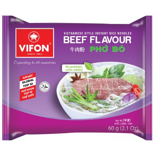 Vifon pho bo marhahús ízesítésű vietnámi instant tésztás leves 60g