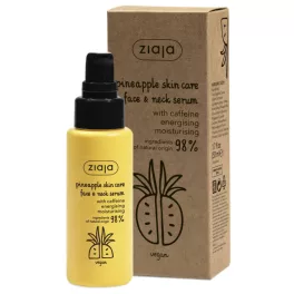 Ziaja ananász arc és nyakszérum koffeinnel 50 ml - bio és natúr kozmetikumok