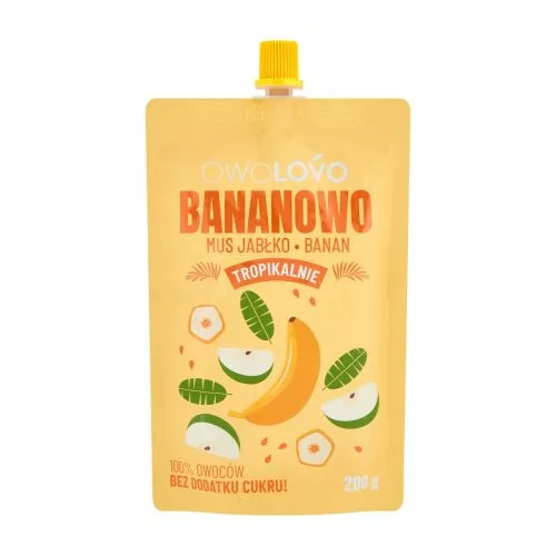 Owolovo gyümölcspüré alma-banán 200 g