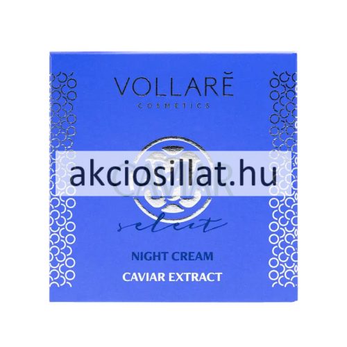 Vollaré caviar kaviáros bőrfiatalító és bőrregeneráló anti-aging éjszakai arckrém 50 ml