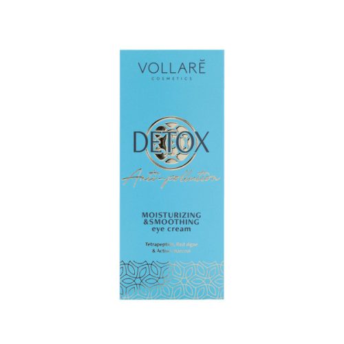 Vollaré age creator detox bőrkisimító bőrfiatalító lifting hatású szemránckrém tetrapeptiddel, aktív szénnel 15 ml