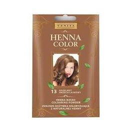 Henna Color szinező hajbalzsam nr 13 mogyoróbarna 75 ml - bio és natúr kozmetikumok
