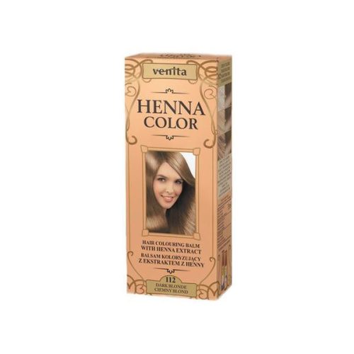 Henna Color szinező hajbalzsam nr 112 sötétszőke 75 ml