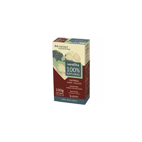 Venita 100% natural gyógynövényes hajfesték 4.4 gesztenye barna 100 g