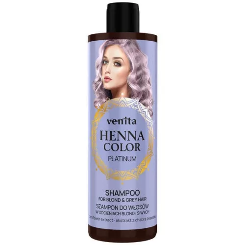 Henna Color hajsampon szőke és ősz árnyalatú hajra 250 ml - bio és natúr kozmetikumok