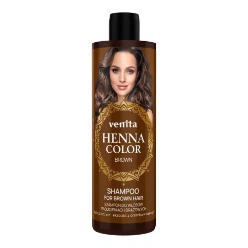 Henna Color hajsampon barna és piros árnyalatú hajra 250 ml - bio és natúr kozmetikumok