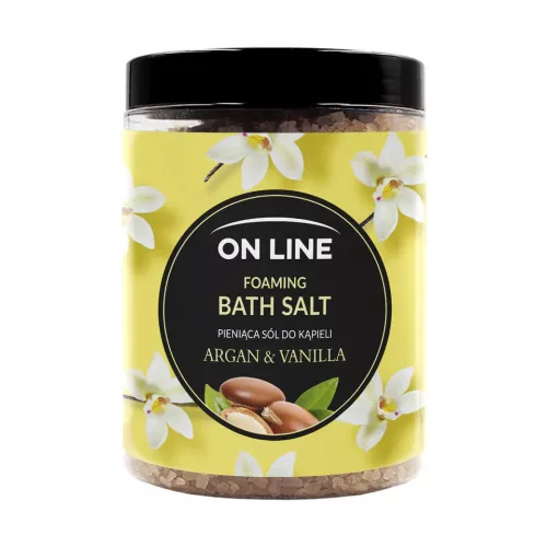On Line fürdősó argán és vanília 1200 g