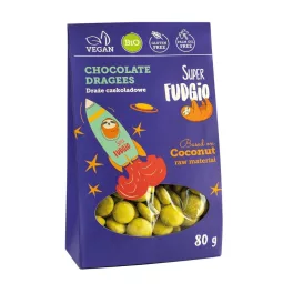 Fudgio csokoládé drazsé bio 80g