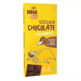 Fudgio kókuszos csokoládé bio 80g