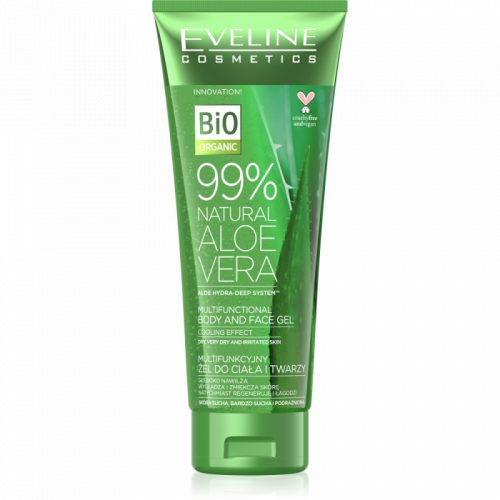 Eveline multifunkcionális test- és arcgél 99% természetes aloe verával 250 ml