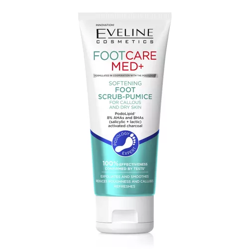 Eveline foot care med+ puhító peeling-habkő lábra 100 ml