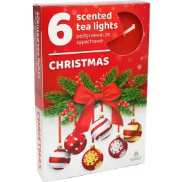 Illatos teamécses karácsony 6 db-os 1 db