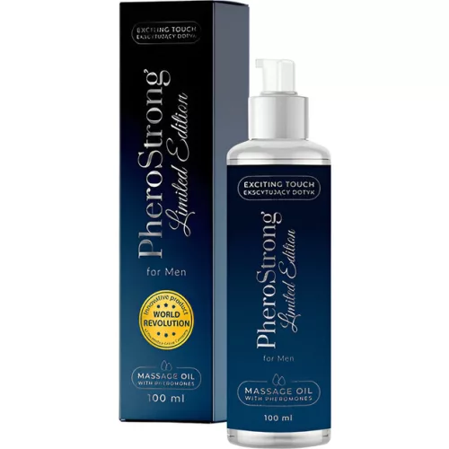 Pherostrong limited edition - masszázsolaj férfiaknak (100ml) - bio és natúr intim együttléthez