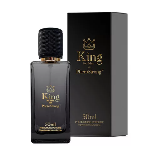Pherostrong king - feromonos parfüm férfiaknak (50ml) - bio és natúr intim együttléthez