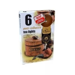 Illatos teamécses anti tobacco 6 db-os - aromaterápiához és wellnesshez