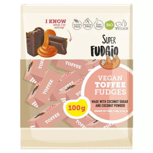 Super fudgio bio vegán karamella toffee 100 g