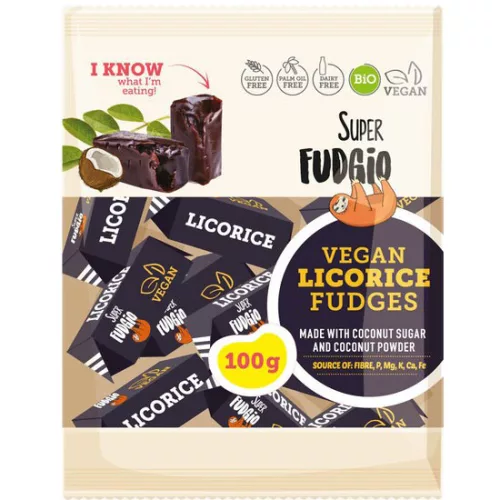 Super fudgio bio vegán karamella édesgyökeres 100 g