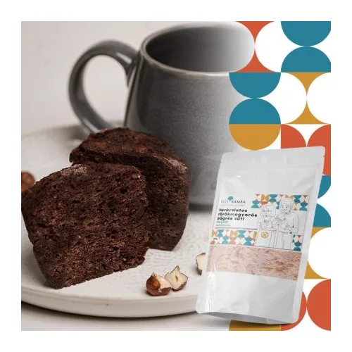 Éléskamra varázslatos törökmogyorós bögrés süti szénhidrátcsökkentett lisztkeverék 50 g