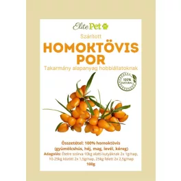   Elite pet homoktövis por 100g 100% (gyümölcshús, héj, mag, levél, kéreg)