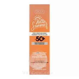   Caola hello summer fényvédő arckrém pigment foltok ellen spf50+ 75 ml